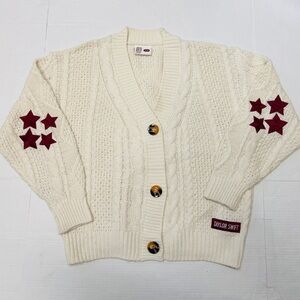 Taylor Swift Red Cream Cardigan